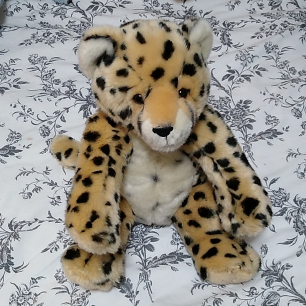 Build-A-Bear BAB build a bear spotted leopard cat